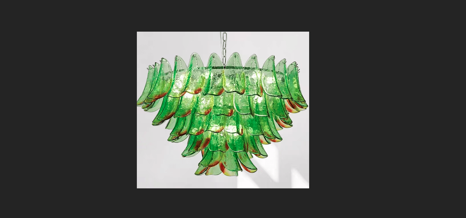 Lancôme finished pendant lamp